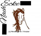 Embroidery Horse Nr. 09 Araber 4x4 