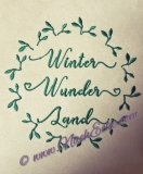 Stickdatei Winterwunderland 10x10 
