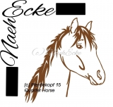 PLOTTERdatei Pferdekopf Nr. 15 Quarter Horse  SVG / EPS 
