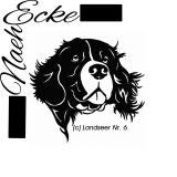 Stickdatei Landseer Nr. 6 13x18 