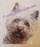 Stickdatei Cairn Terrier Nr 4 Photostitch 10x10