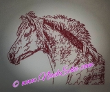 Embroidery Haflinger 2 5x7
