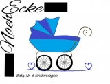 Stickdatei Baby 6 Kinderwagen 13x18