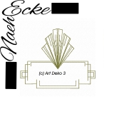Embroidery file Art Deko 3 4x4