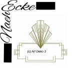 Stickdatei Art Deko 3 10x10