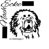 Stickdatei Tibetdogge 2 10x10