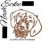 Stickdatei Griffon Fauve de Bretagne 10x10