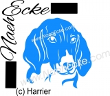 PLOTTERdatei Harrier / Hare-Hound (Hasenhund) SVG / EPS