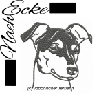 Stickdatei Japanischer Terrier 1 13x18