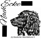 embroidery German Setter 3 5x7