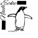 Stickdatei Pinguin 3 13x18