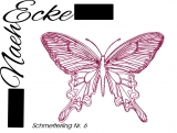 Stickdatei Schmetterling 6 13x18