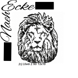 Embroidery Lion 2 5x7 Embroidery Lion 2 5x7