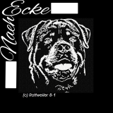 Stickdatei Rottweiler Nr. 8-1 13x18