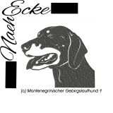 Stickdatei Montenegrinischer Gebirgslaufhund 10x10