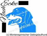 PLOTTERdatei Montenegrinischer Gebirgslaufhund SVG / EPS