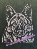 Stickdatei Schäferhund Nr. 3-2 13x18