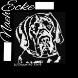 Embroidery Dogge Nr. 5-2 13x18 Scrib-Art