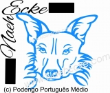 PLOT FILE Podengo Portugues Medio SVG / EPS