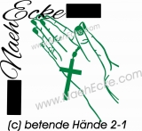 PLOT FILE praying hands 2-1 SVG / EPS