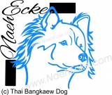 PLOT FILE Thai Bangkaew Dog SVG / EPS