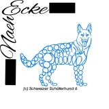 Embroidery Swiss Shepherd 5 4x4