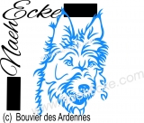 PLOT FILE Bouvier des Ardennes SVG / EPS