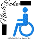 Embroidery wheelchair user 1.41 x 1.98