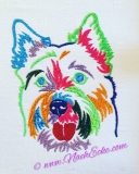 Embroidery Norwch Terrier Nr. 1-4 4x4