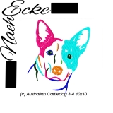 Stickdatei Australian Cattledog 3-4 10x10