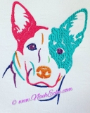 Embroidery Australian Cattle Dog 3-4 5x7