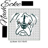 Stickdatei Boxer 12-5 10x10