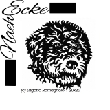 Embroidery Lagotto Romagnolo 1 7.87 x 7.87 Embroidery Lagotto Romagnolo 1 7.87 x 7.87