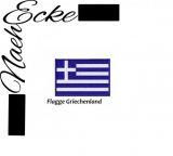 Embroidery Flag Greece