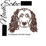 Embroidery Epagneul de Saint-Usuge 4x4