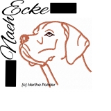 Embroidery Hertha Pointer 4x4