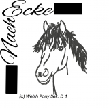 Embroidery Welsh-Pony Sektion D 1 4x4