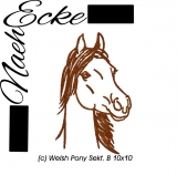 Embroidery Welsh-Pony Sektion B 1 4x4