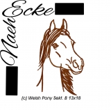 Embroidery Welsh-Pony Sektion B 1 5x7