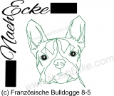 Embroidery French Bulldog 8-5 4x4