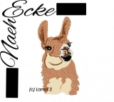 embroidery Lama 3 5x7