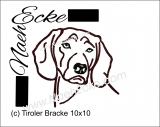 Embroidery Tyrolean Hound 4x4