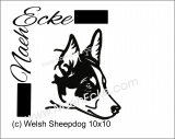 Stickdatei Welsh Sheepdog 1 10x10