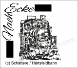 embroidery railway  Schättere / Härtsfeldbahn museum railway 11.81 x 7.87