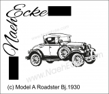 embroidery Model A Roadster 11.02 x 7.87