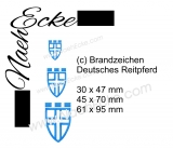Stickdatei Brandzeichen Deutsches Reitpferd 10x10