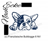 Embroidery French Bulldog 6-1 4x4