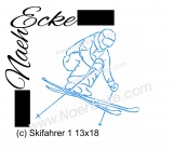embroidery Ski 1 5x7