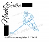 Stickdatei Eishockeyspieler 1 13x18