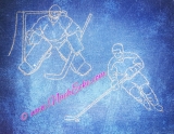 Stickdatei Eishockeyspieler 3 10x10